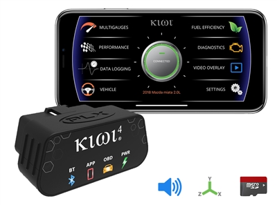 Kiwi 4 OBD Car to Smartphone Connection